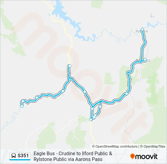 S351 Bus Line Map