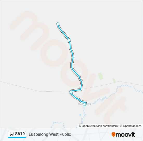 S619 Bus Line Map