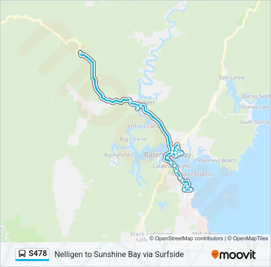 S478 Bus Line Map