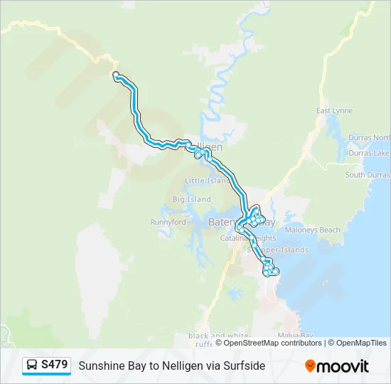 S479 Bus Line Map