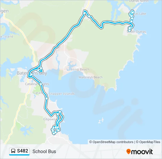 S482 Bus Line Map