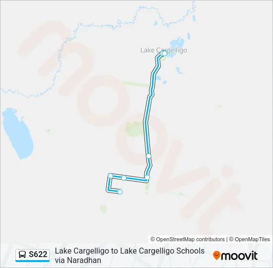S622 Bus Line Map