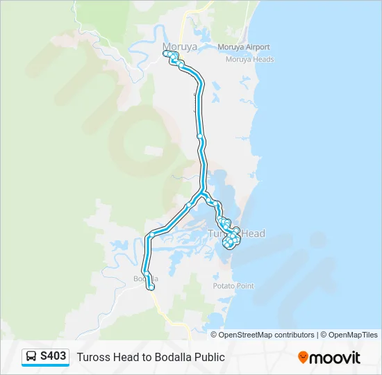 S403 Route: Schedules, Stops & Maps - Tuross Head (Updated)