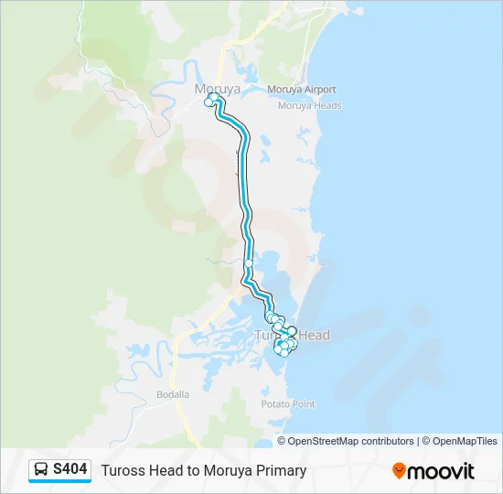 S404 Route: Schedules, Stops & Maps - Tuross Head (Updated)