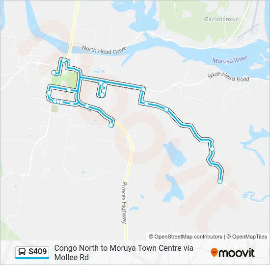 409 Bus Schedule.pdf S409 Route: Schedules, Stops & Maps - Moruya Heads (Updated)