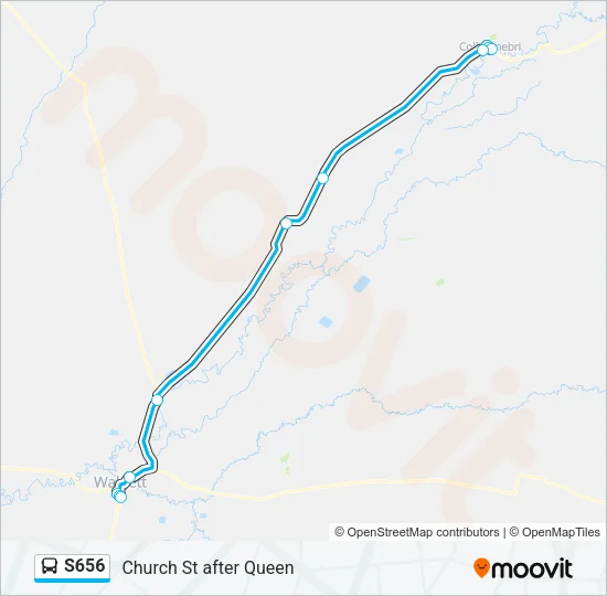 S656 Bus Line Map