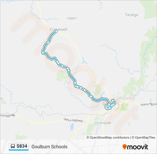 Mapa de S834 de 