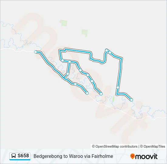 S658 Bus Line Map