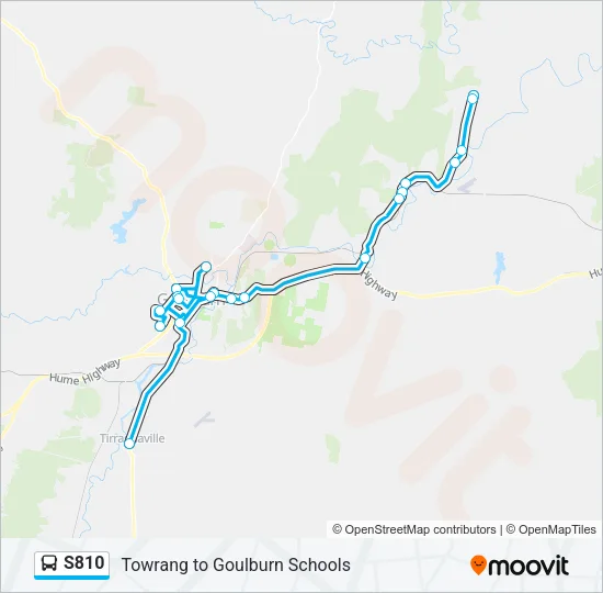 S810 Bus Line Map