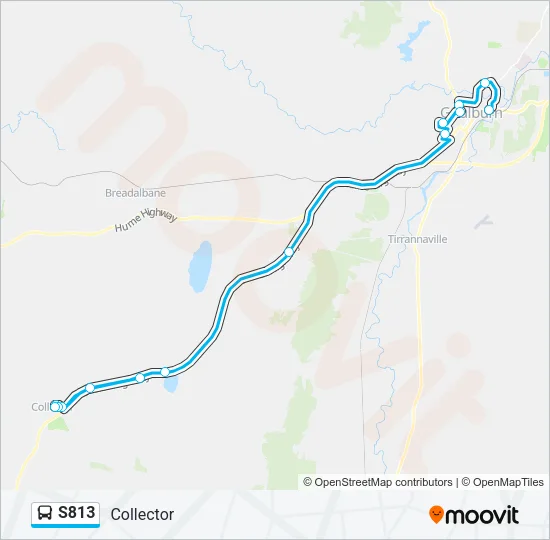 S813 Bus Line Map