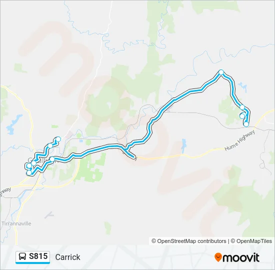 S815 Bus Line Map
