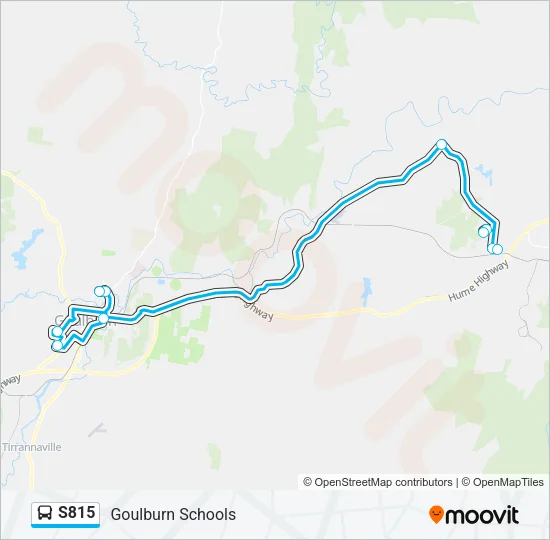 S815 Bus Line Map