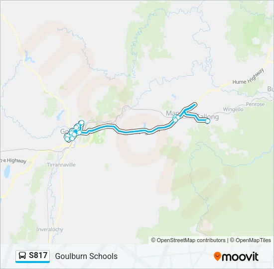 S817 Bus Line Map