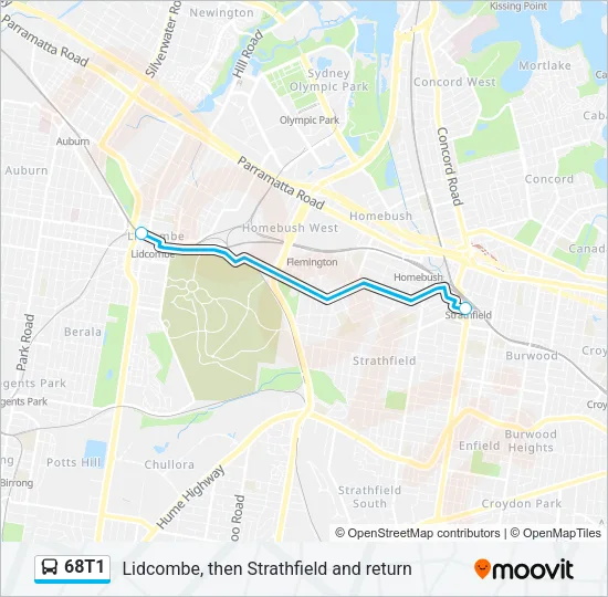 Mapa de 68T1 de 