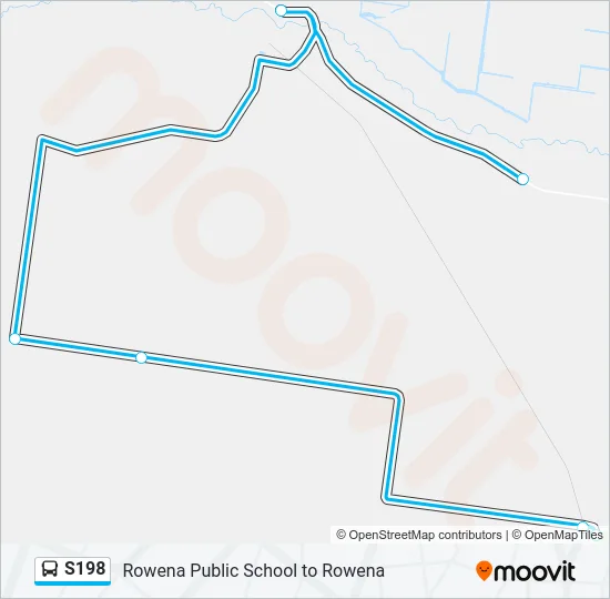 S198 Bus Line Map