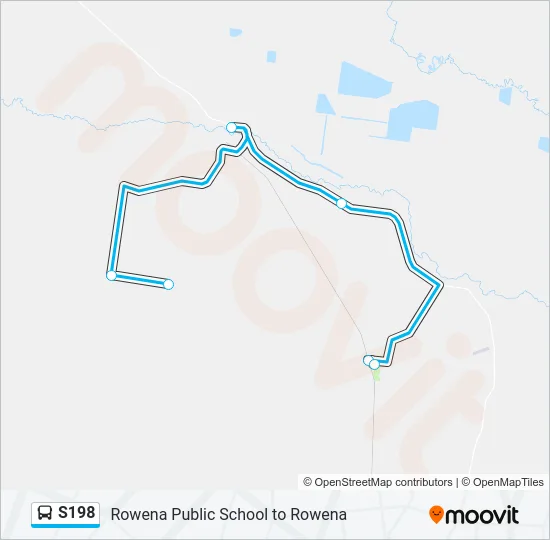 S198 Bus Line Map