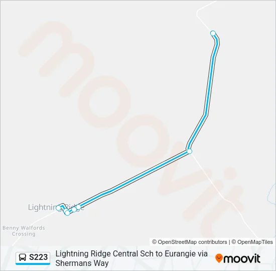 S223 Bus Line Map