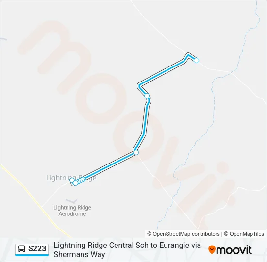 S223 Bus Line Map