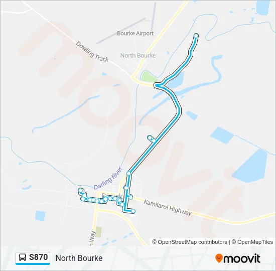 S870 Bus Line Map