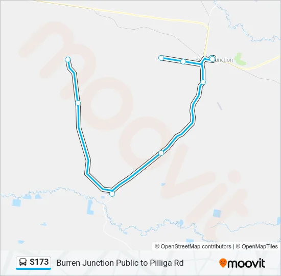 S173 Bus Line Map