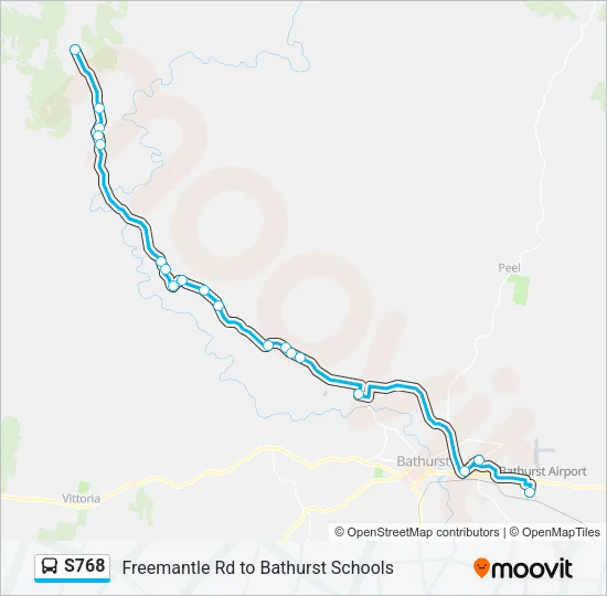 S768 Bus Line Map
