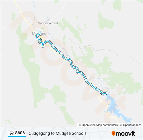 s606 Route: Schedules, Stops & Maps - Mudgee Schools (Updated)