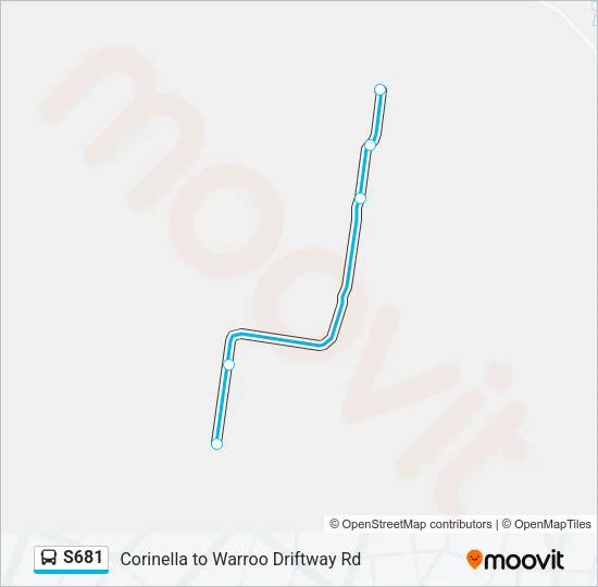 S681 Bus Line Map