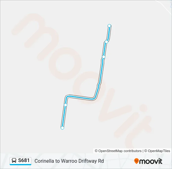 S681 Bus Line Map