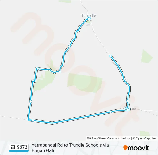 S672 Bus Line Map
