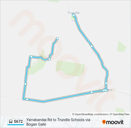 S672 Bus Line Map