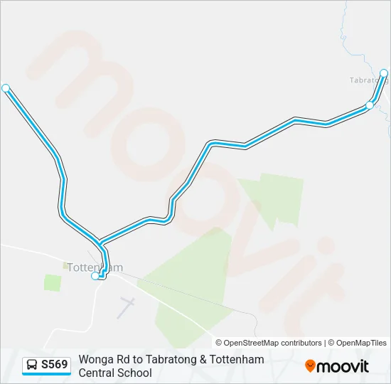 S569 Bus Line Map