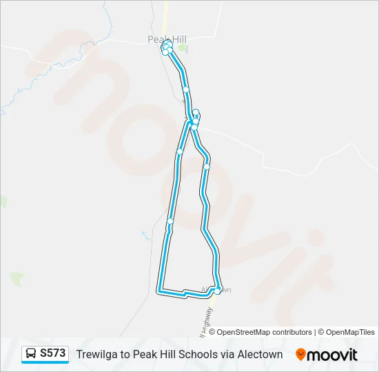 S573 Bus Line Map