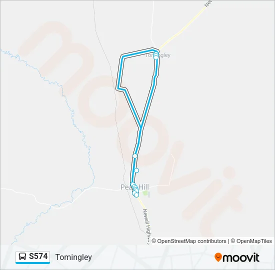 S574 Bus Line Map