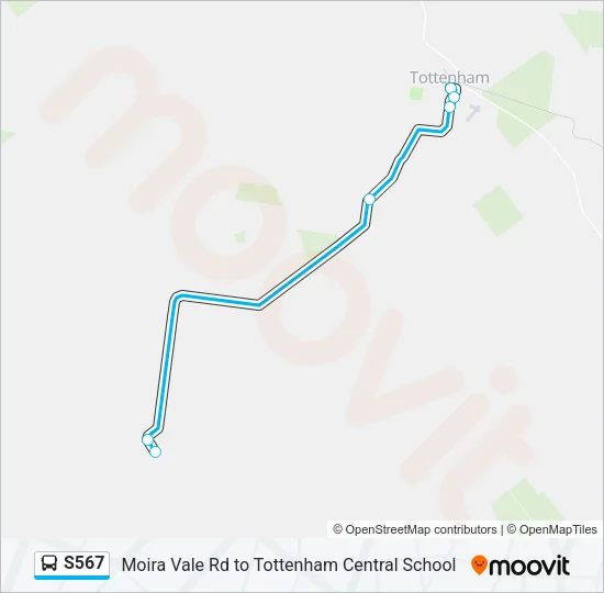 S567 Bus Line Map