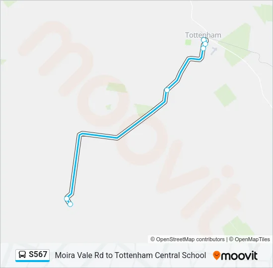 S567 Bus Line Map