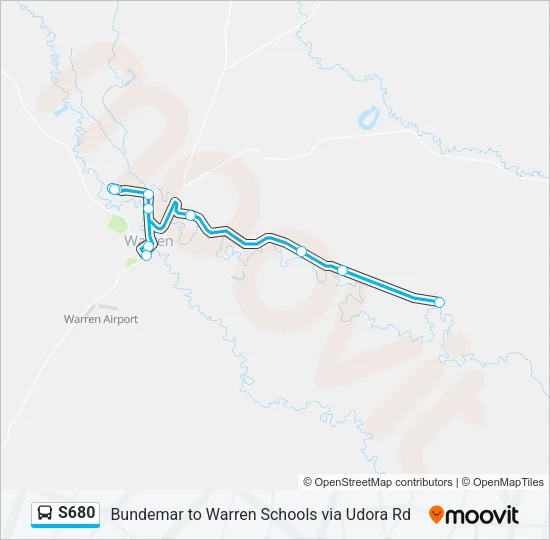 S680 Bus Line Map