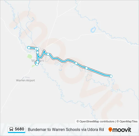 S680 Bus Line Map