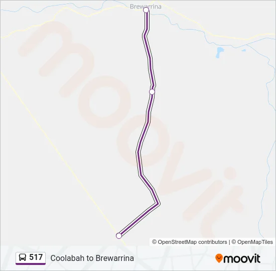 517 Bus Line Map