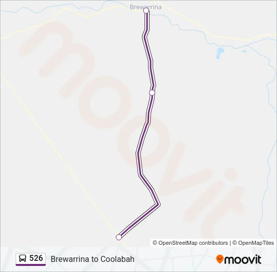 526 Bus Line Map