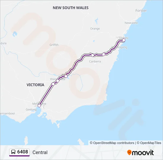 6408 Bus Line Map
