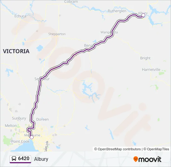 6420 Bus Line Map