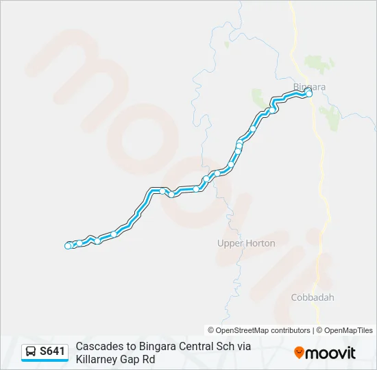 S641 Bus Line Map