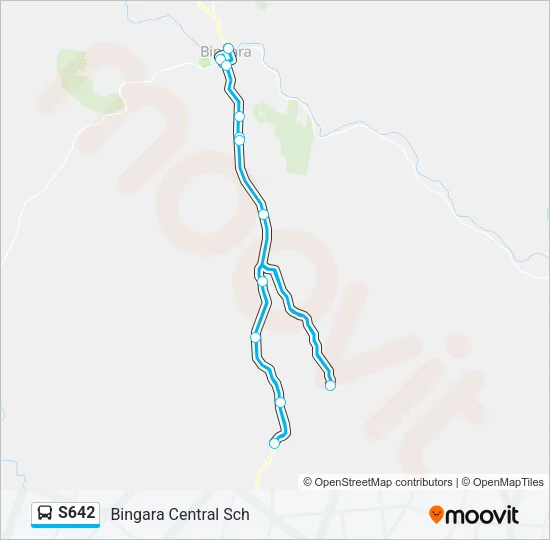 S642 Bus Line Map