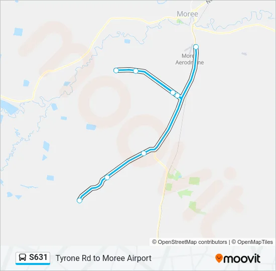 S631 Bus Line Map
