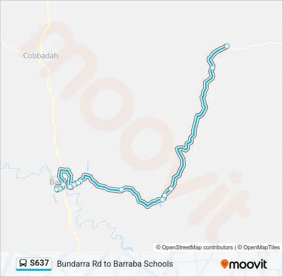 S637 Bus Line Map