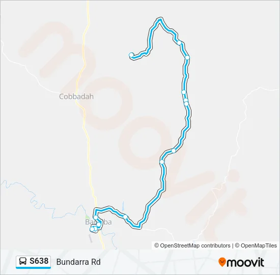 S638 Bus Line Map
