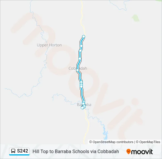 S242 Bus Line Map