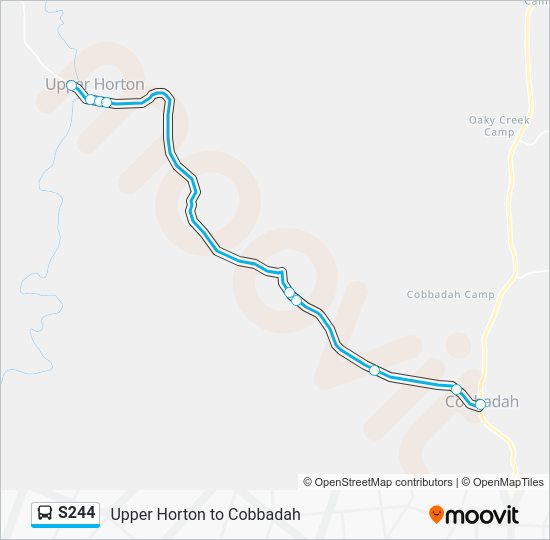 Línea s244: horarios, paradas y mapas - Upper Horton (Actualizado)