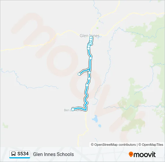 S534 Bus Line Map