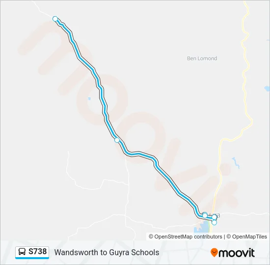 S738 Bus Line Map